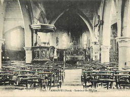 113 annappes - interieur de l eglise